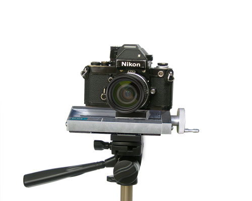 A camera mounted on a UniSlide