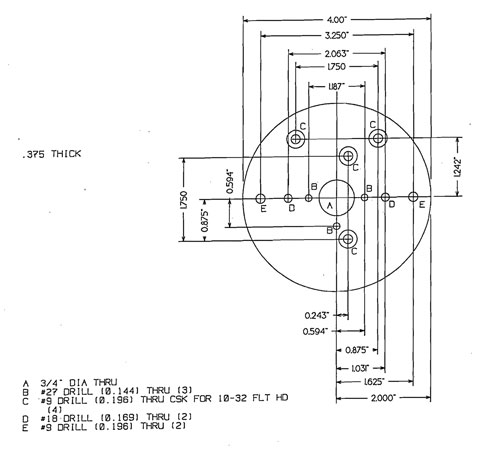 A5990TXZ Rotary Adapter Plate